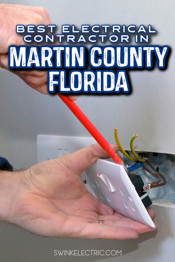 Swink Electric is the best electrical contractor in Martin County Florida, where every job, no matter the size, is handled professionally.