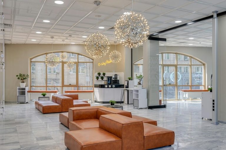 Best Chandelier Installation Electrician in Boynton Beach Art Deco Chandeliers Hanging in a Lobby