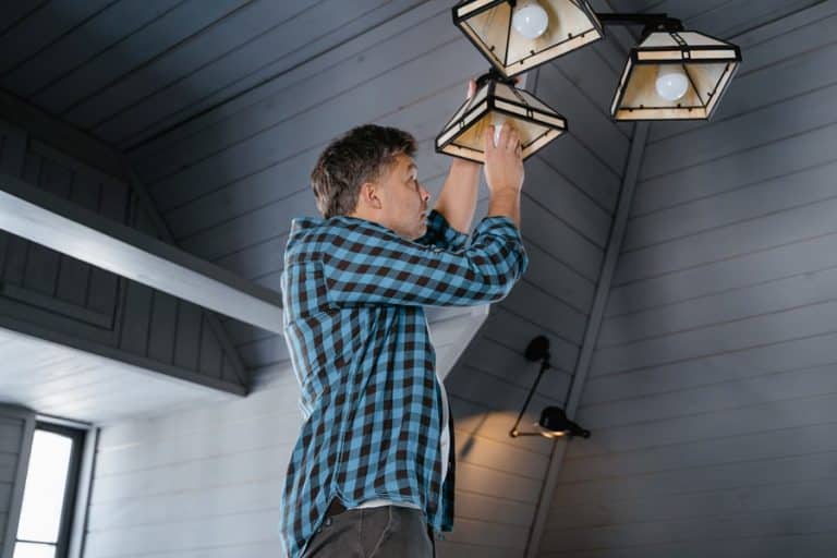 Best Equestrian Club Estates Wellington an Electrician Installing Outdoor Lighting in a Patio